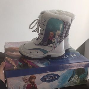 frozen snow boots